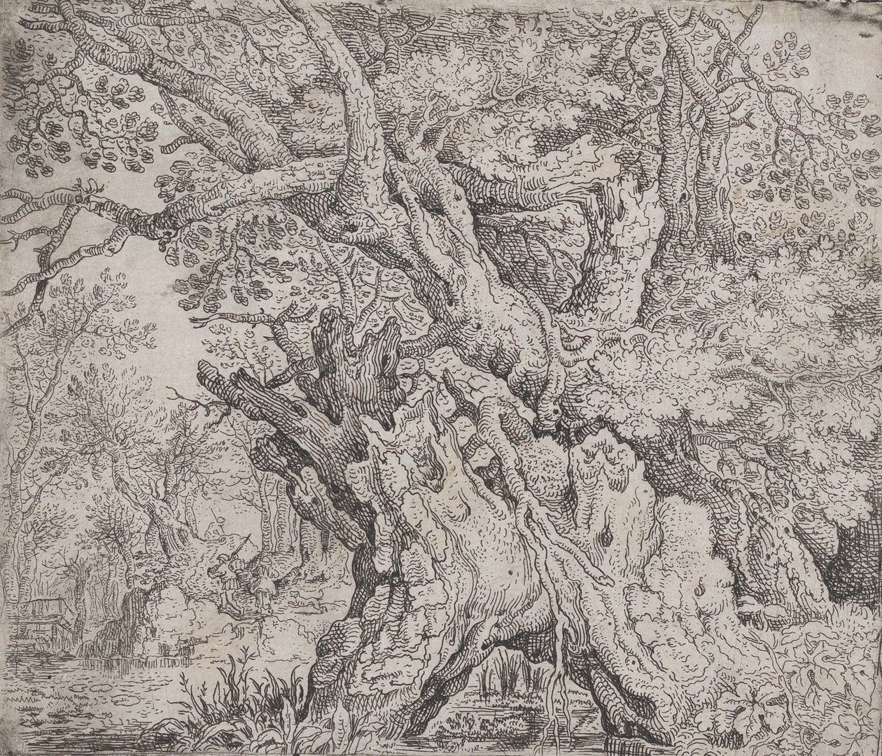 Göcsörtös fa, kb. 1608-09. alkotó: Roelandt Savery