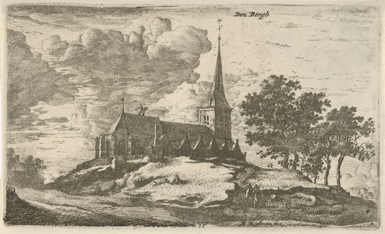 Templom Nederhorst den Bergben Den Bergh (cím az objektumon) alkotó: Roelant Roghman