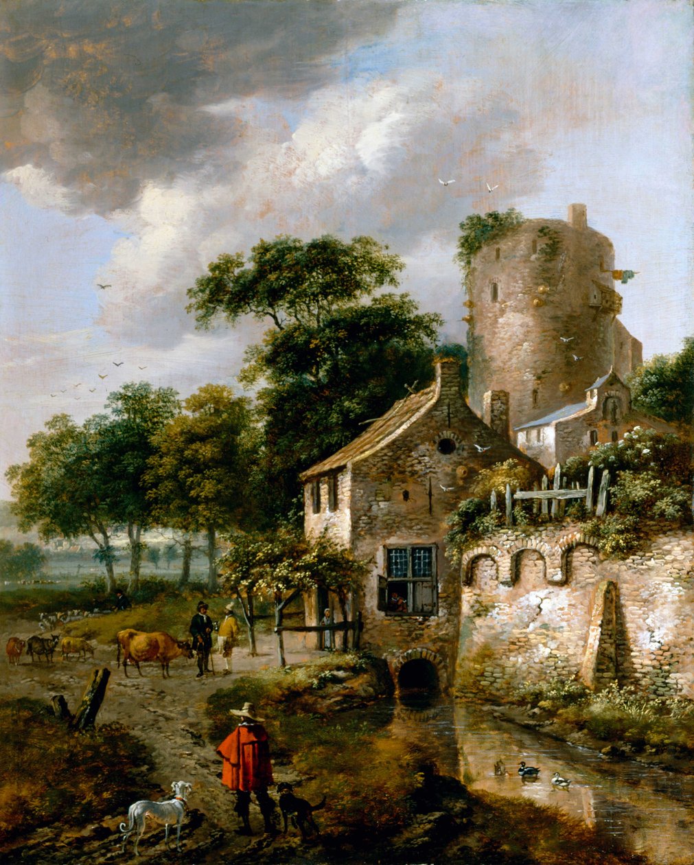 Táj toronnyal alkotó: Roelof Van Vries