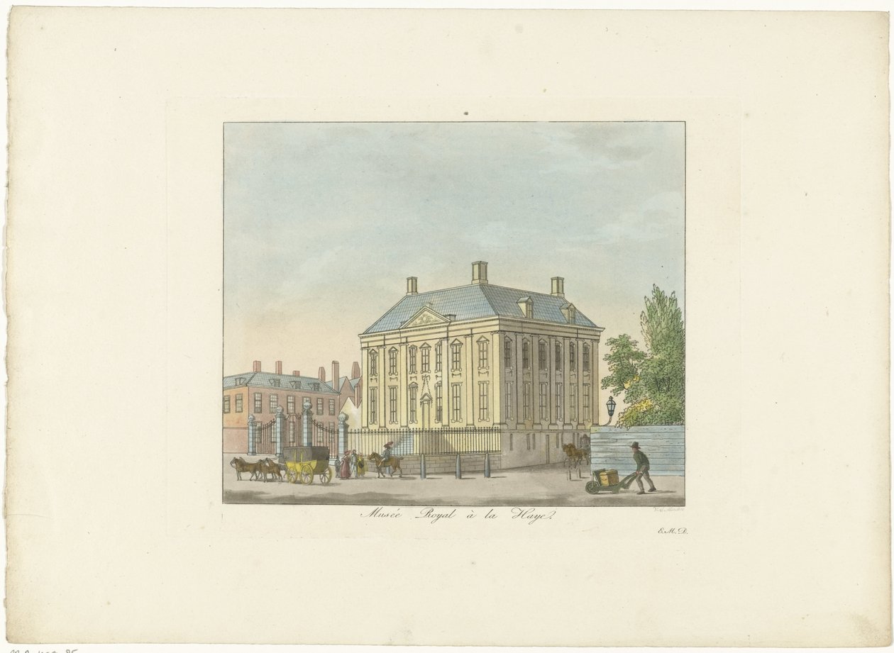 Mauritshuis te Den Haag Hágai ​​Királyi Múzeum (cím a tárgyon) alkotó: Roelof van der Meulen