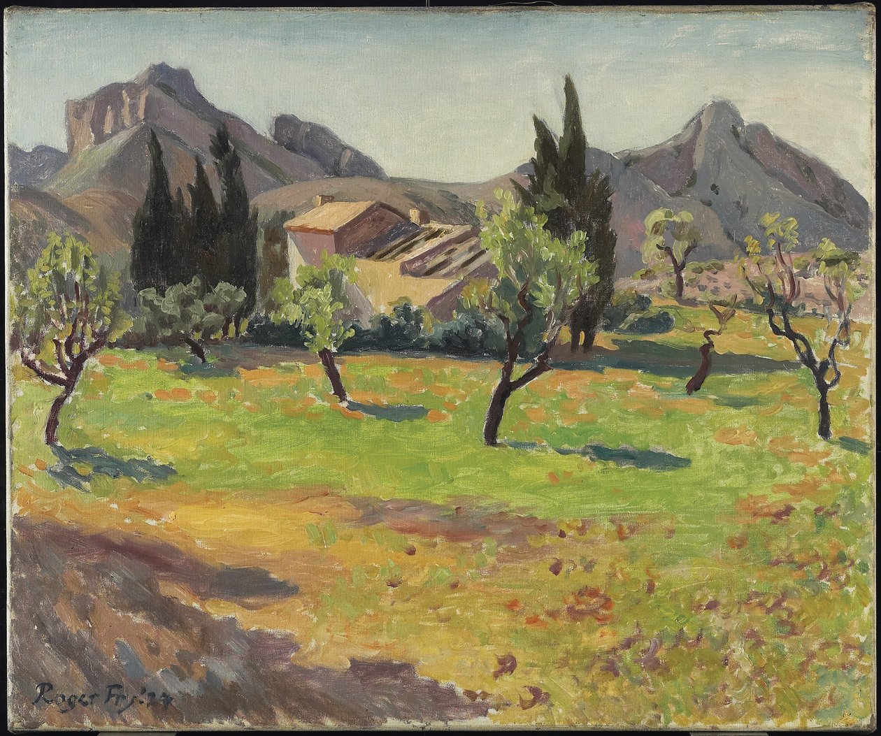 Le Mas de Berne St. Remy közelében, Provence, 1927 alkotó: Roger Eliot Fry