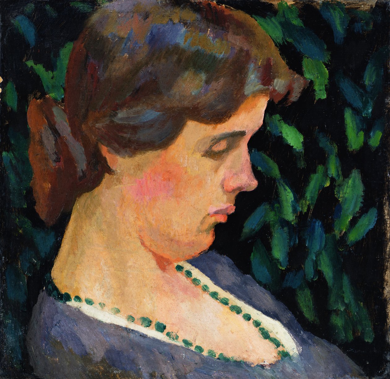 Vanessa Bell portréja, 1911 (panel) alkotó: Roger Eliot Fry