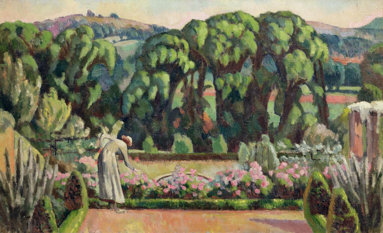 A durbinsi művész kertje, 1915 körül alkotó: Roger Eliot Fry