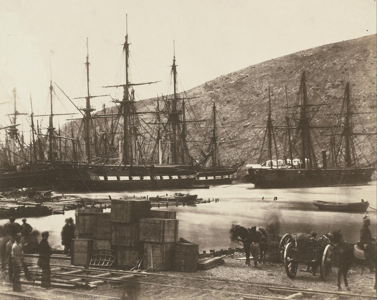 A kikötő vezetője, Balaklava, Oroszország alkotó: Roger Fenton