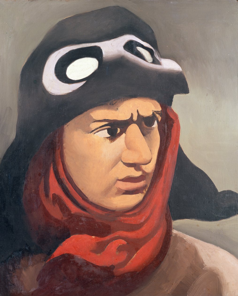 Guynemer portréja, 1921-23 alkotó: Roger de La Fresnaye