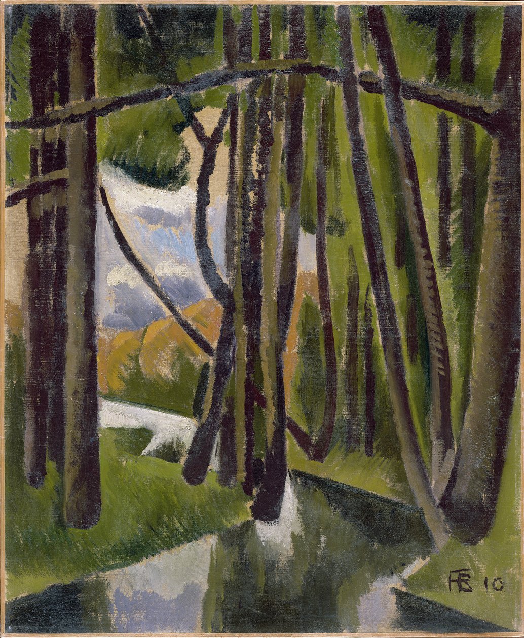 Aljnövényzet, 1910 alkotó: Roger de La Fresnaye
