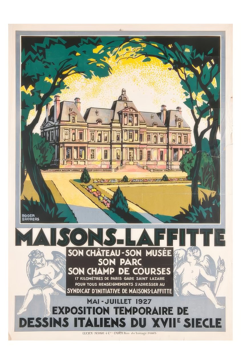 Maisons-Laffitte, 17. századi olasz rajzok időszaki kiállítása alkotó: Roger Broders