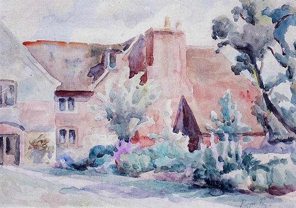 Kihűlés, 1917 körül (akvarell, papír) alkotó: Roger Eliot Fry
