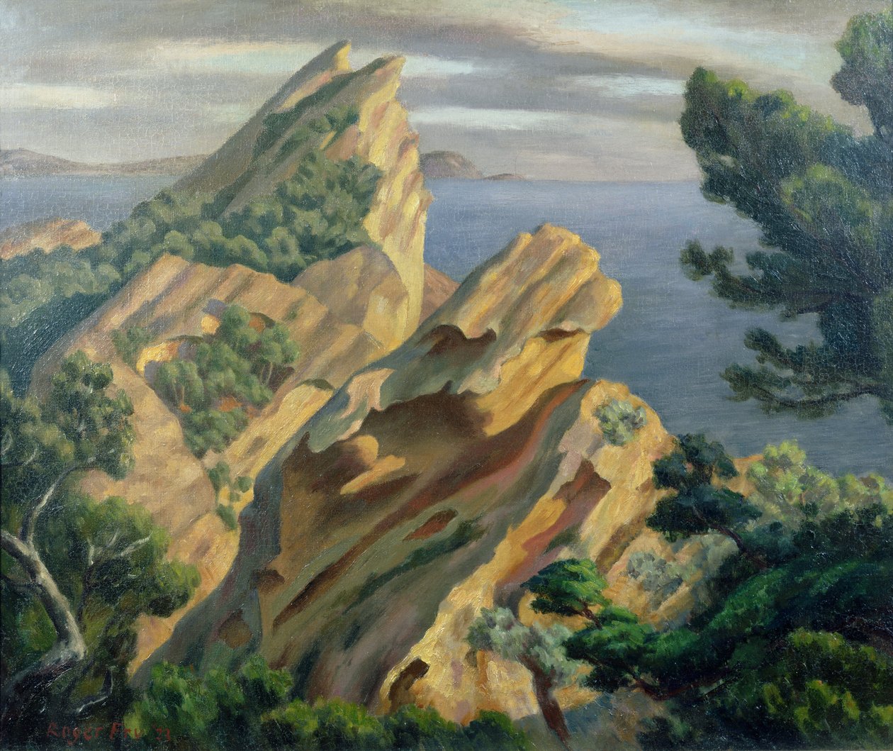 La Ciotat, Marseille közelében, 1923 (olaj) alkotó: Roger Eliot Fry