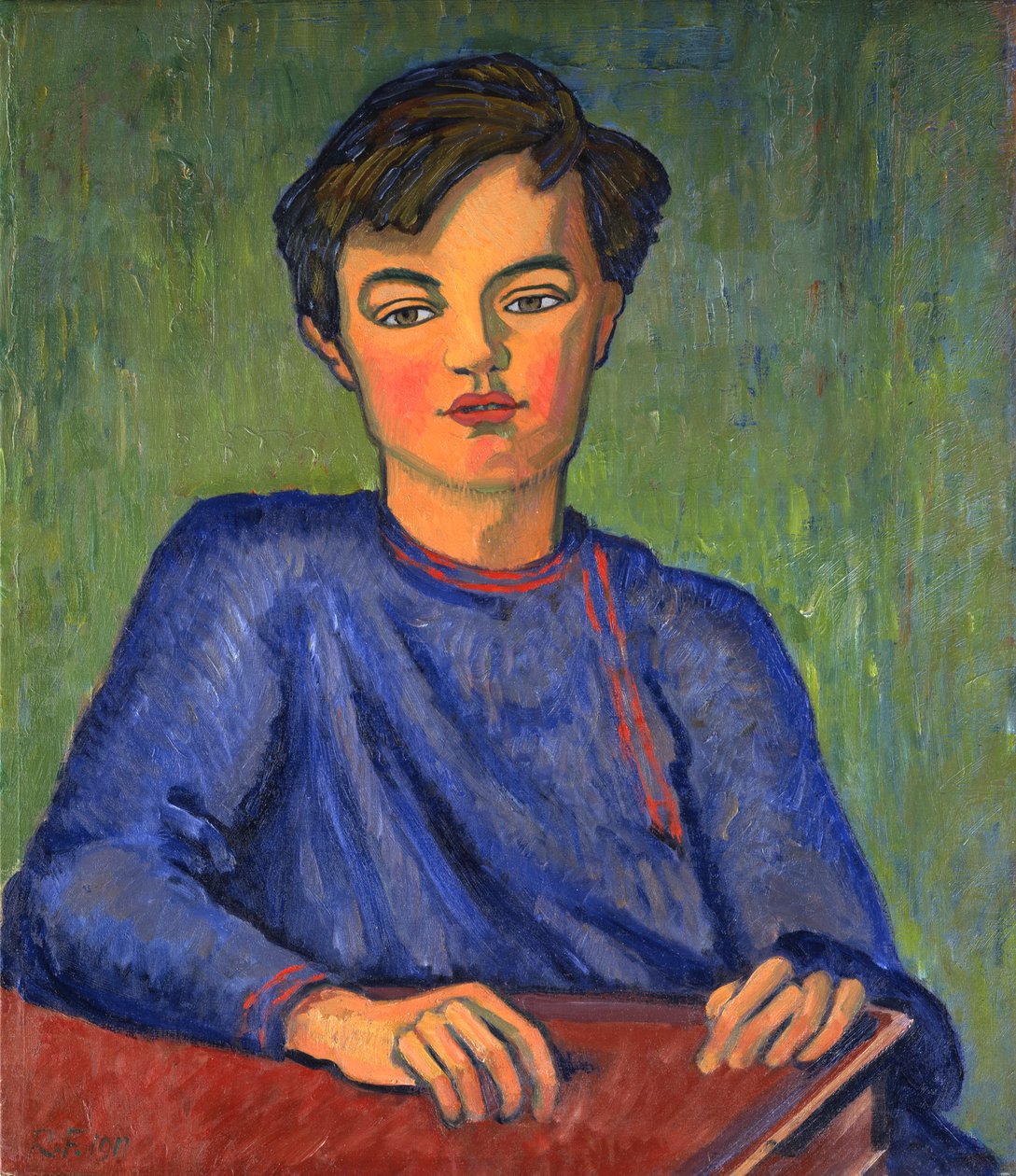 Julian, a művész 10 éves fiának portréja alkotó: Roger Eliot Fry