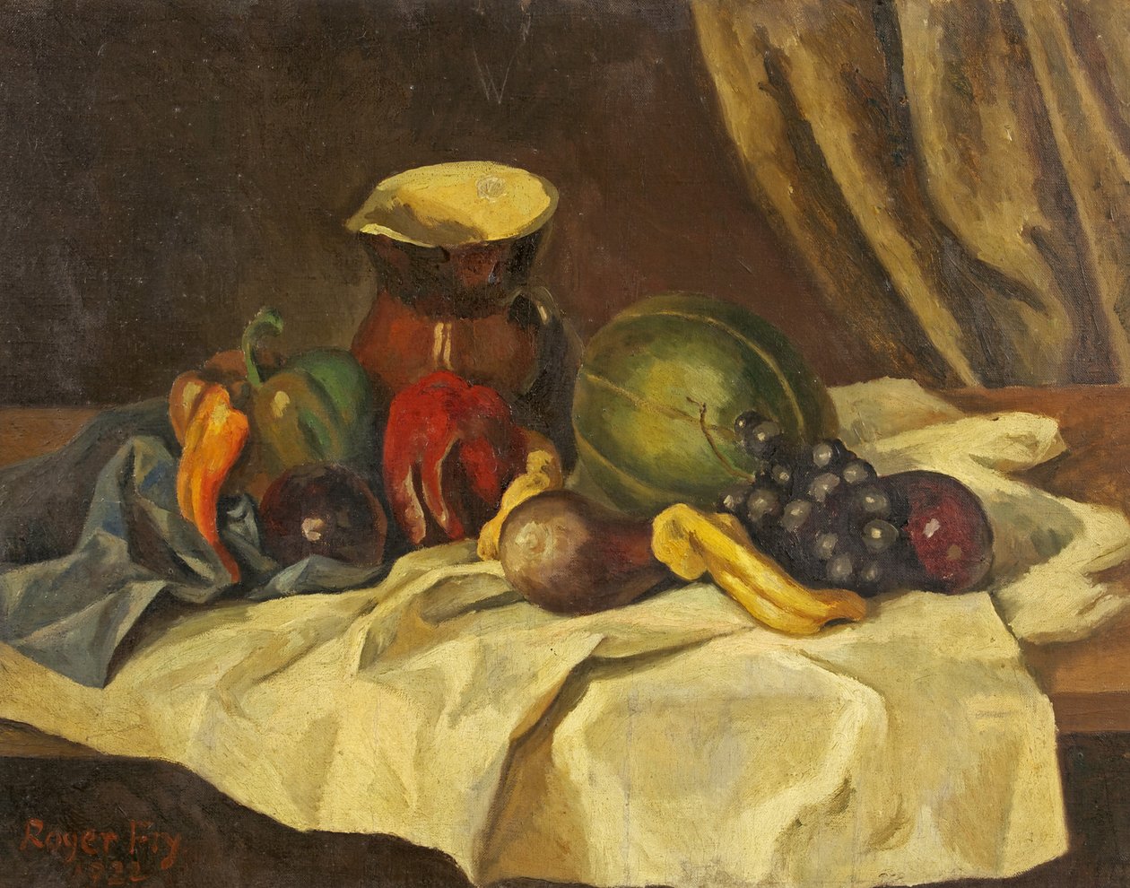 Csendélet - Gyümölcs kancsóval alkotó: Roger Eliot Fry