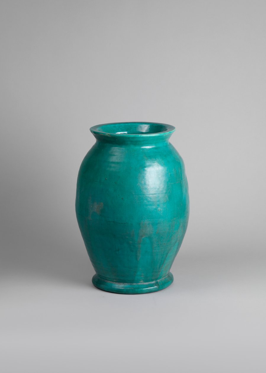 Türkiz váza, 1914 körül alkotó: Roger Eliot Fry