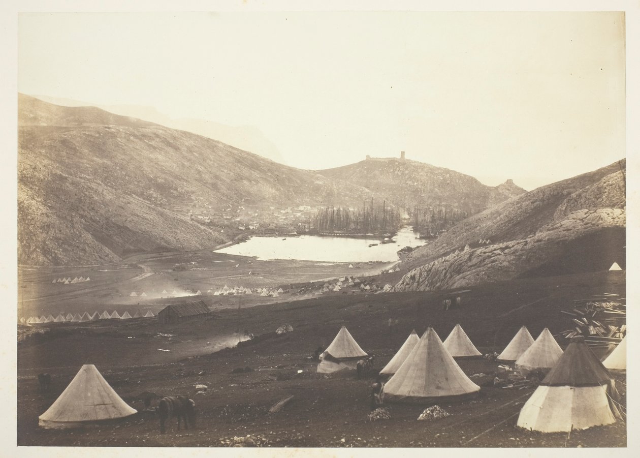 Balaklava az Őrség-hegyről alkotó: Roger Fenton