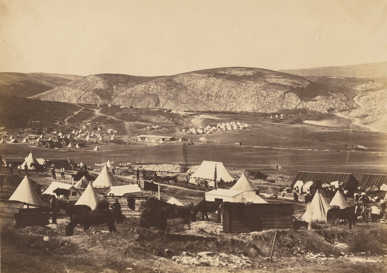 Az 5. dragonyos gárda tábora alkotó: Roger Fenton