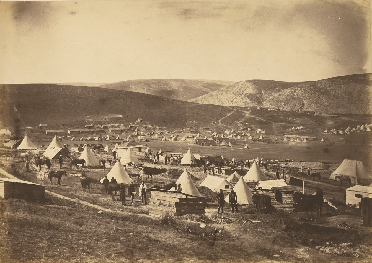 Az 5. dragonyos gárda tábora alkotó: Roger Fenton