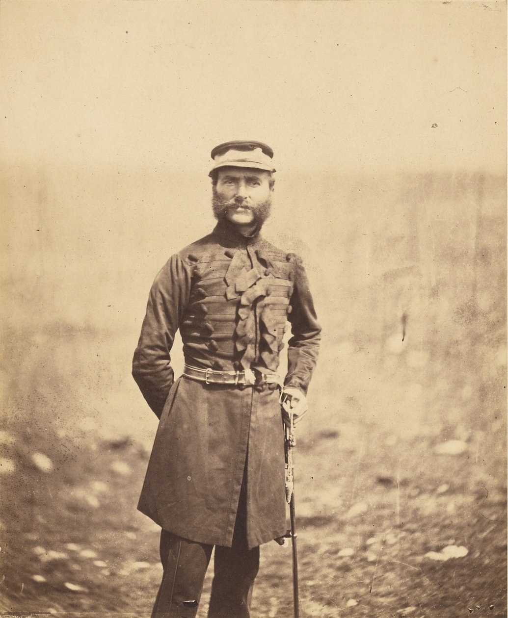 Tylden ezredes, Királyi Mérnökhadtest. alkotó: Roger Fenton