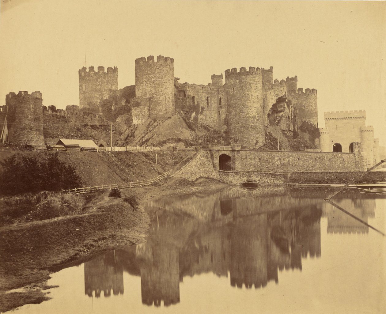 Conwy vára, Észak-Wales alkotó: Roger Fenton