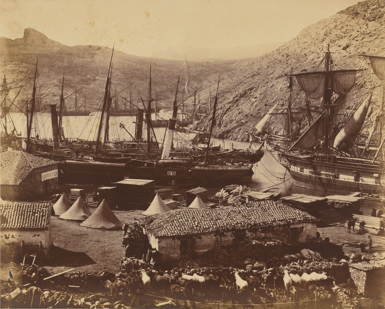 Kozák-öböl, Balaklava alkotó: Roger Fenton