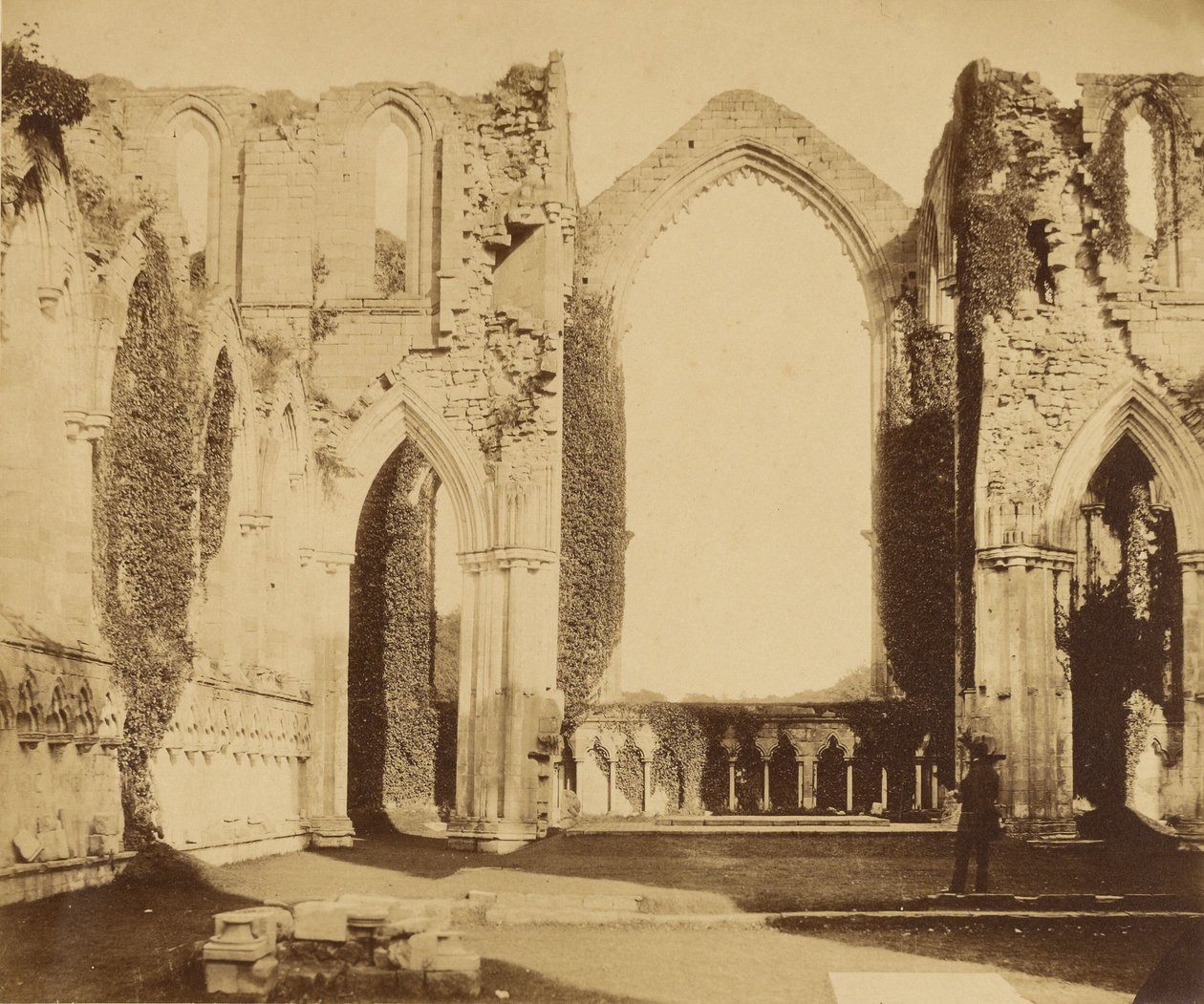 Fountains apátság, keleti ablak alkotó: Roger Fenton