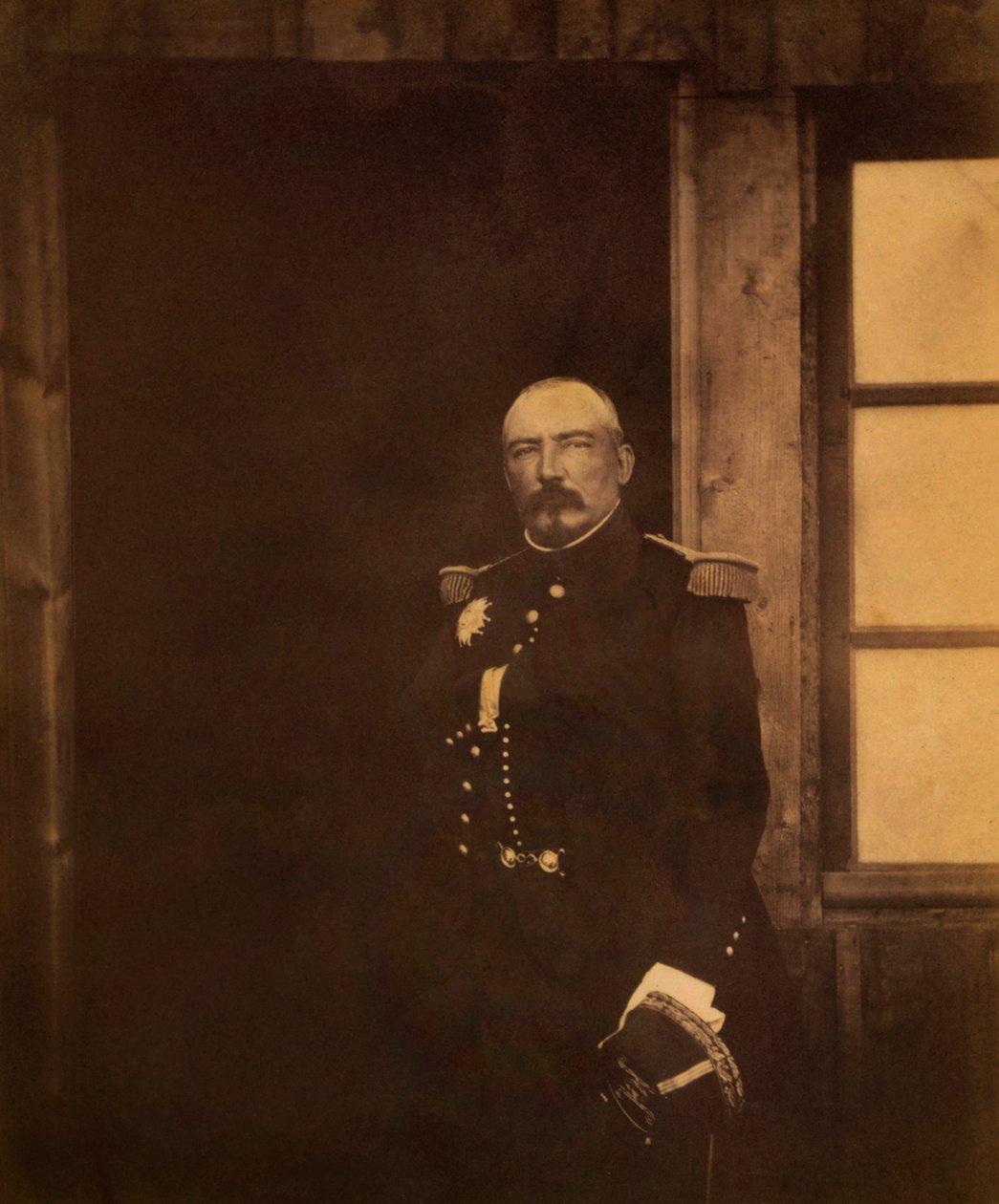 Pierre Bosquet francia tábornok, háromnegyedes portré, krími háború, Krím, Ukrajna alkotó: Roger Fenton