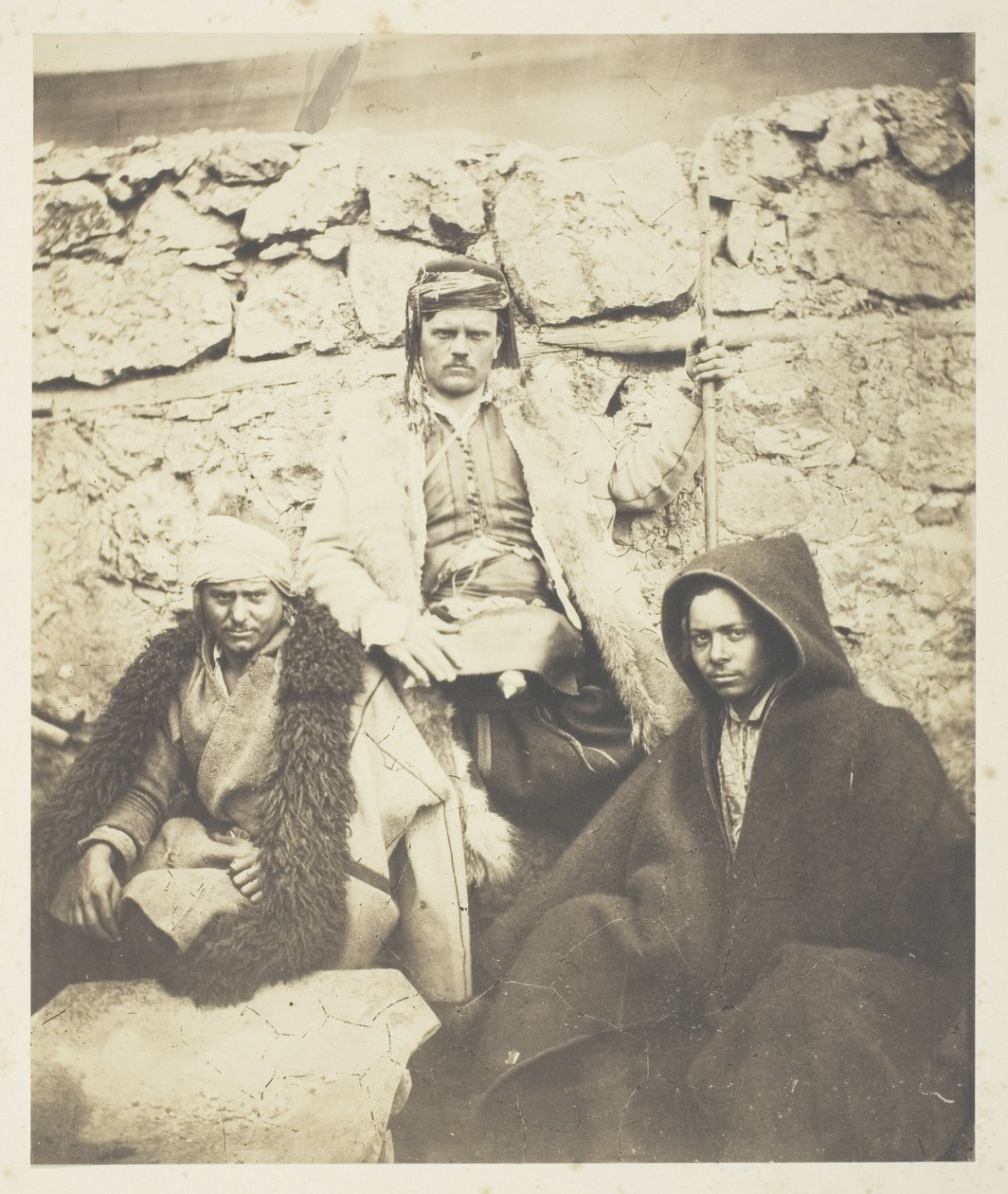 Horvát főnökök csoportja alkotó: Roger Fenton
