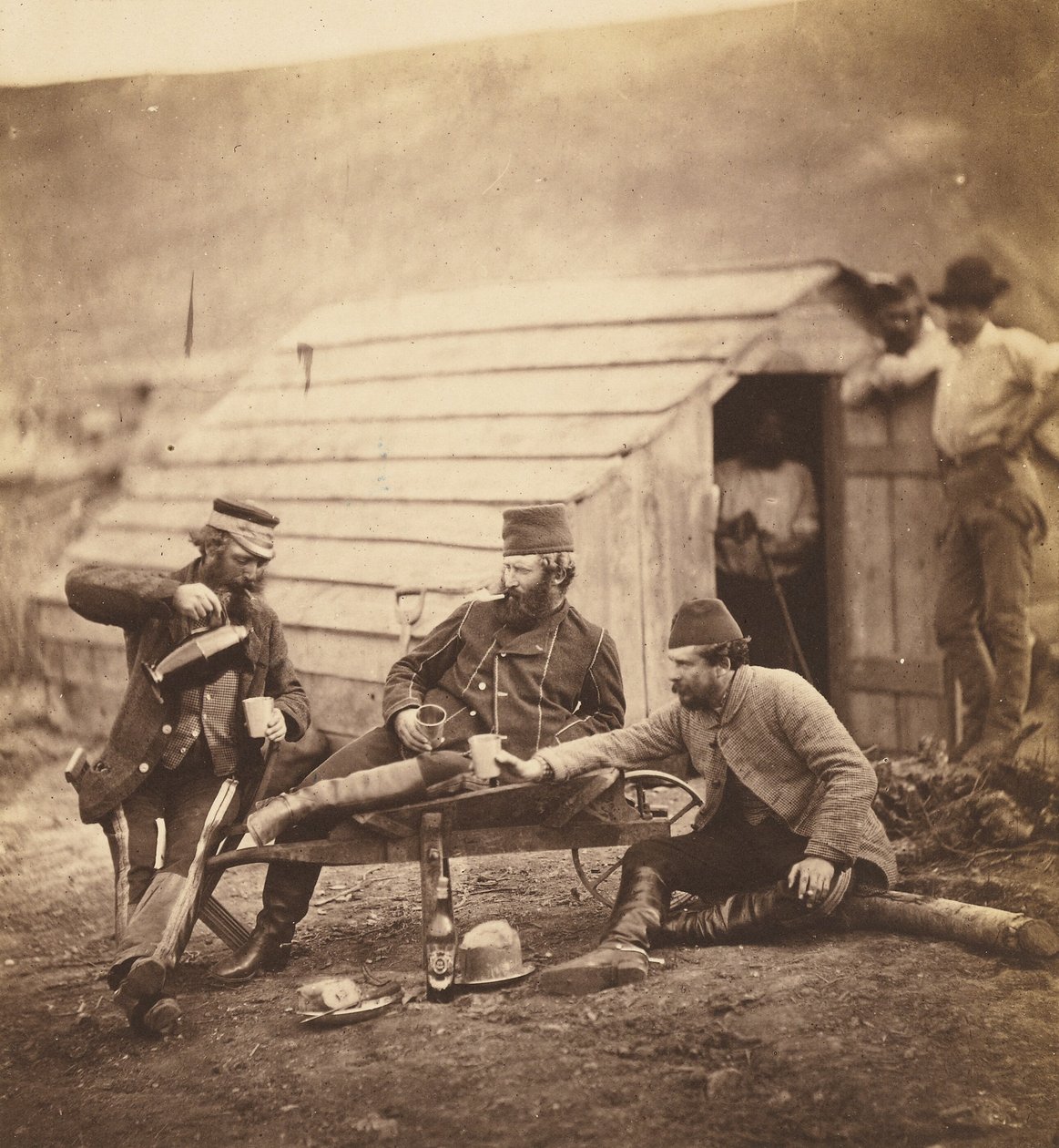 Nehézségek a táborban alkotó: Roger Fenton