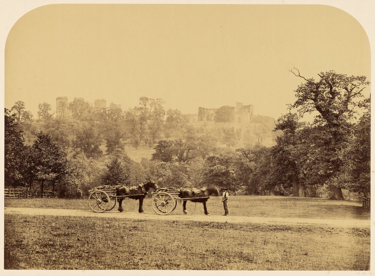 Hardwick Hall, a park felől alkotó: Roger Fenton