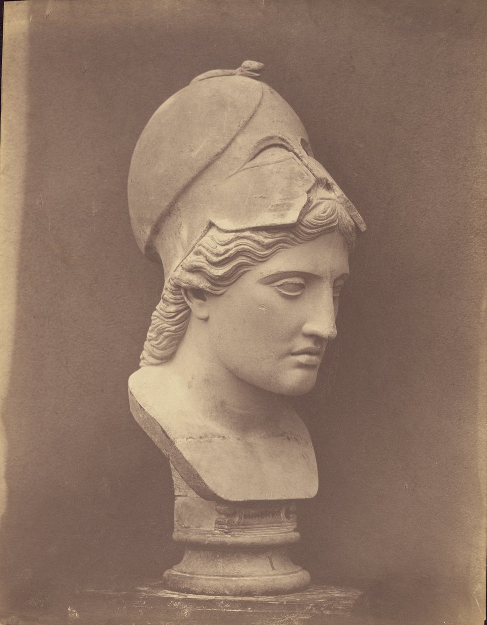 Minerva feje [háromnegyedes nézet] alkotó: Roger Fenton