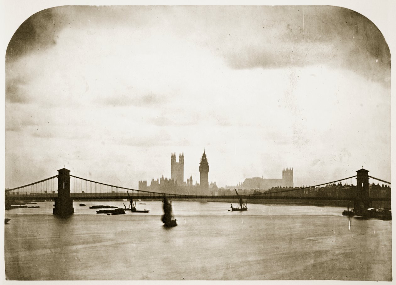 A Parlament épülő háza, London, 1858 körül alkotó: Roger Fenton