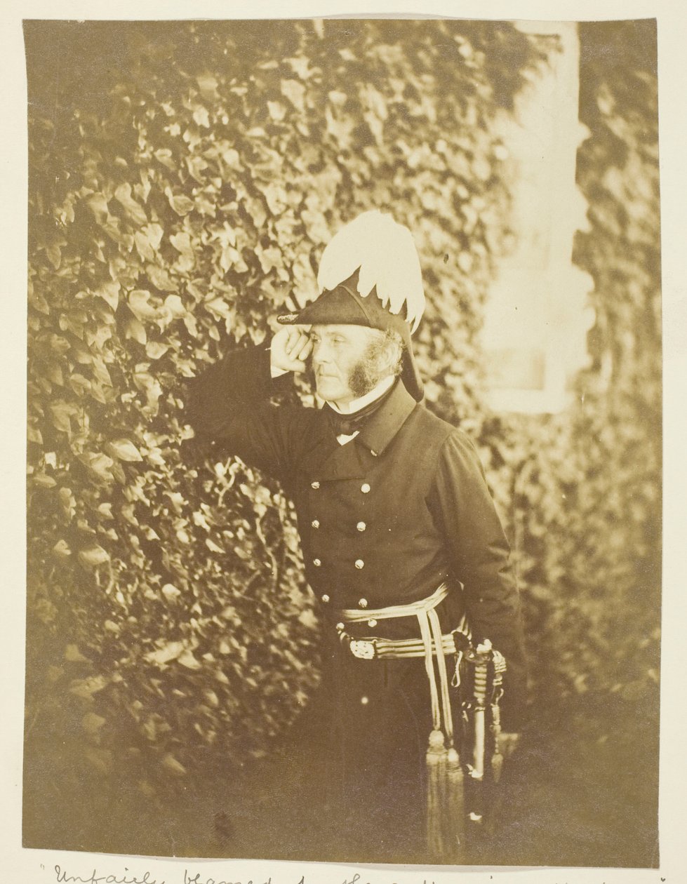 Jas. B.B. Estcourt (1802-1855) tábornok, a Krímben fényképezve röviddel halála előtt, 1802-1855 alkotó: Roger Fenton