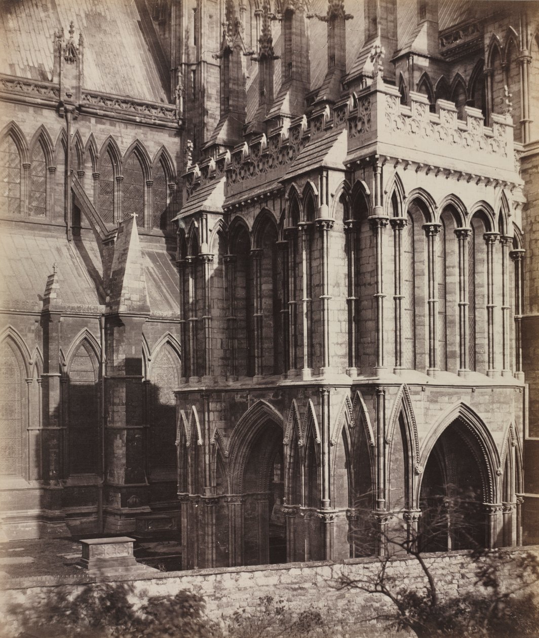 Lincoln katedrális: A galileai veranda alkotó: Roger Fenton