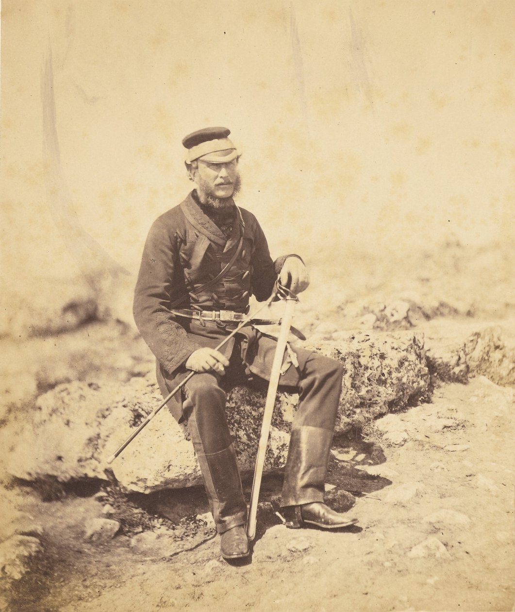 Lord Burghersh alezredes, C.B. alkotó: Roger Fenton