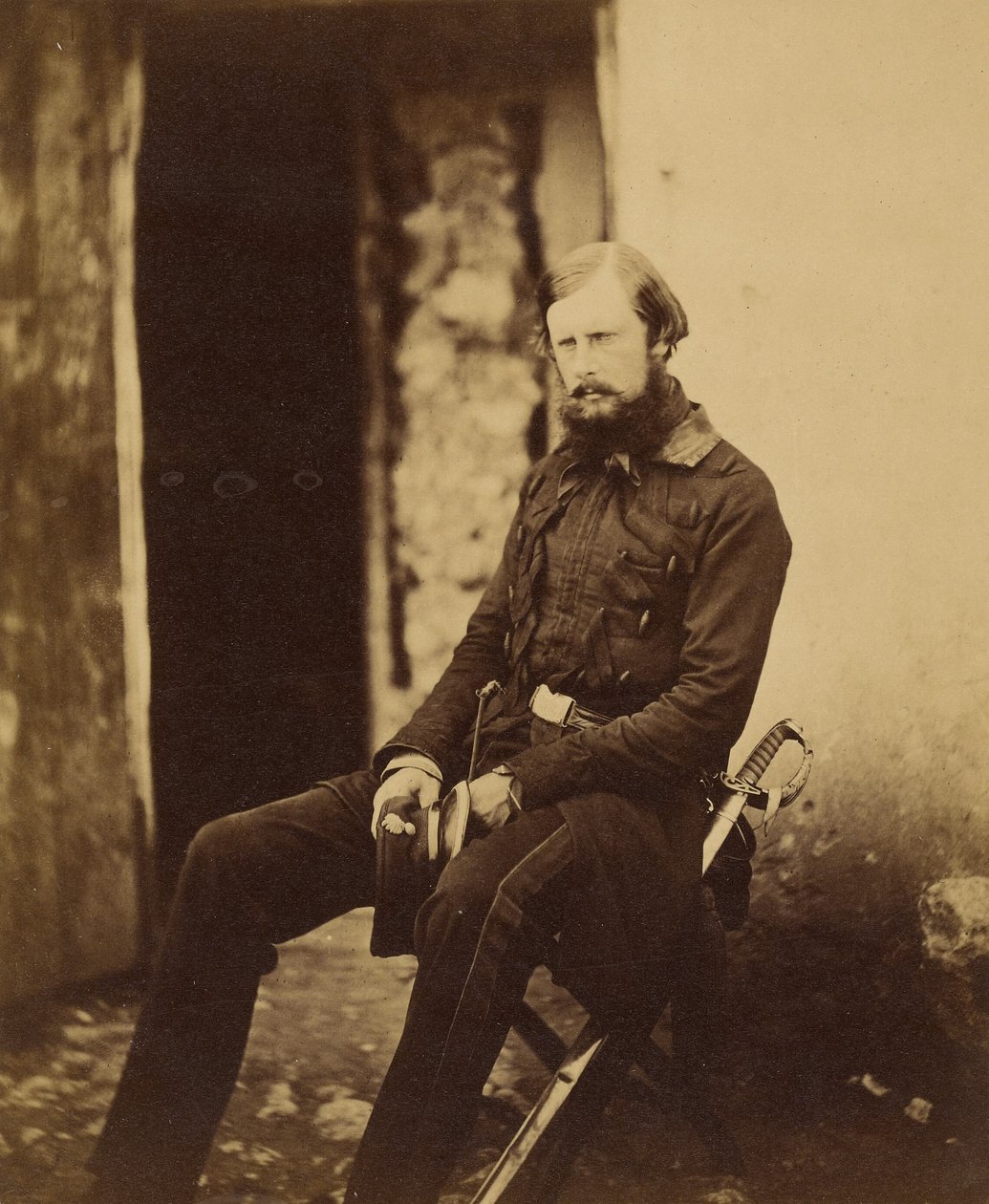 Edward szász-weimari herceg alezredes alkotó: Roger Fenton