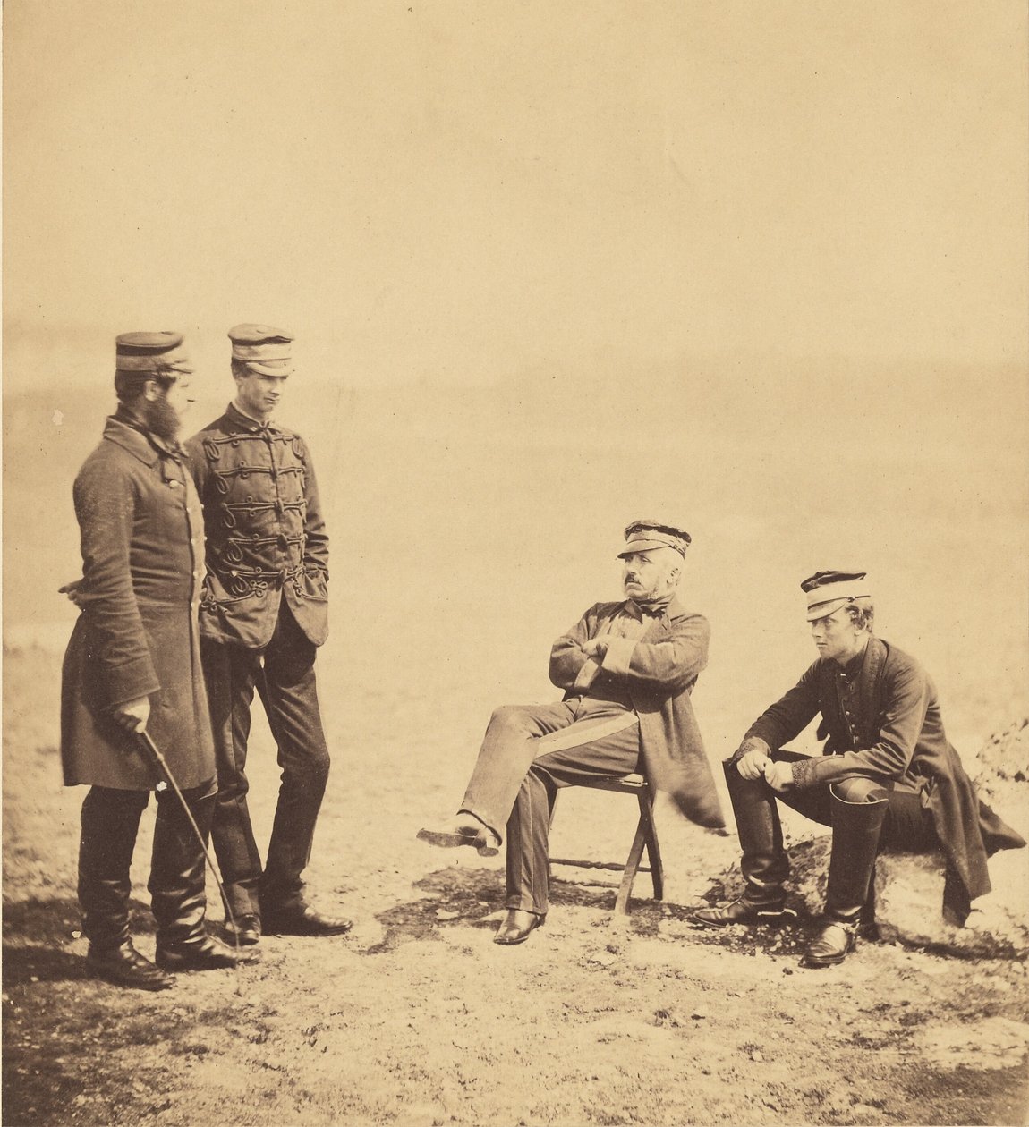 Barnard altábornagy és törzse alkotó: Roger Fenton