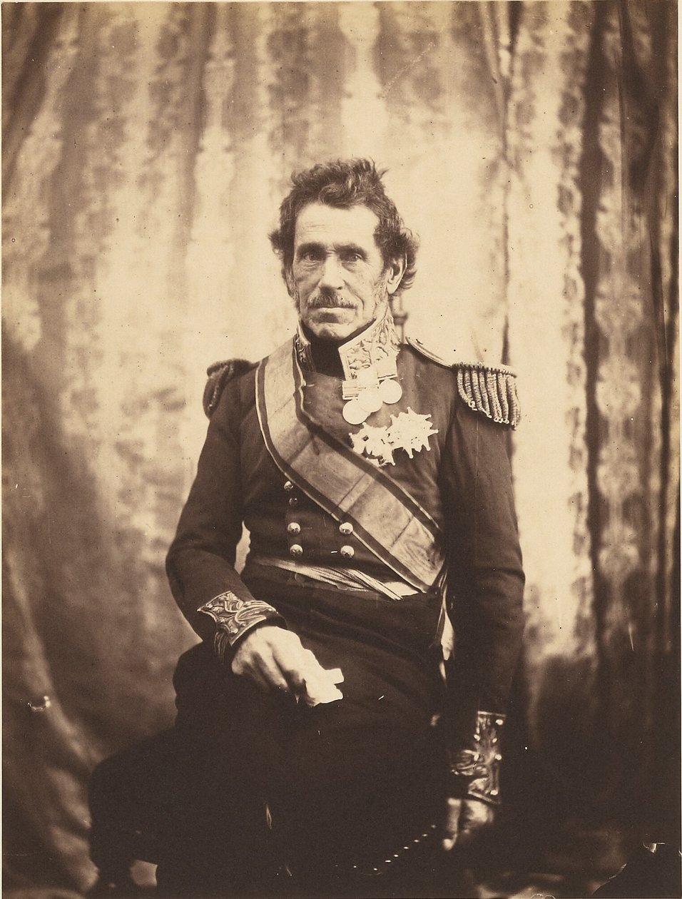 Sir De Lacy Evans altábornagy, G.C.B. alkotó: Roger Fenton