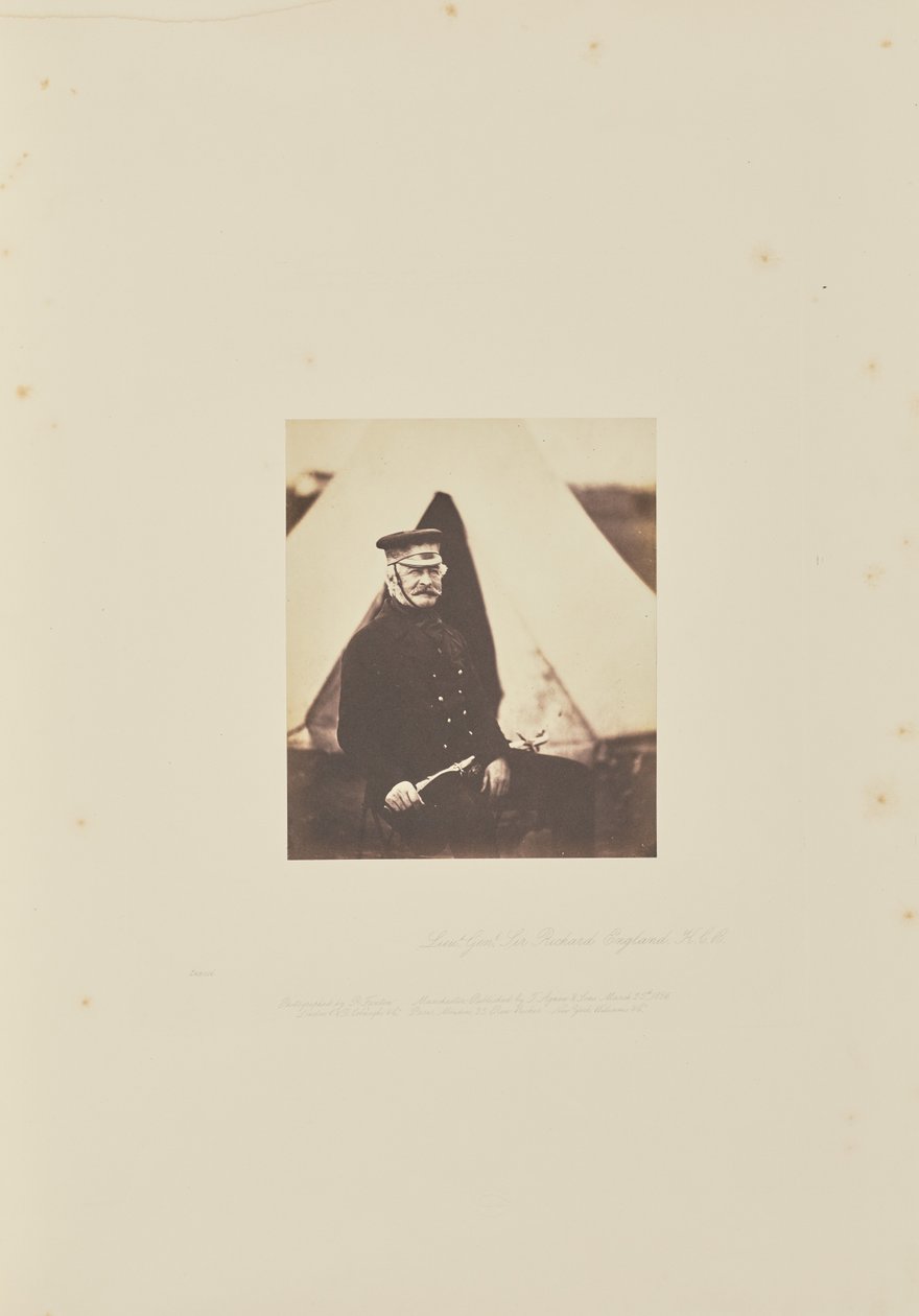 Sir Richard England altábornagy, K.C.B. alkotó: Roger Fenton