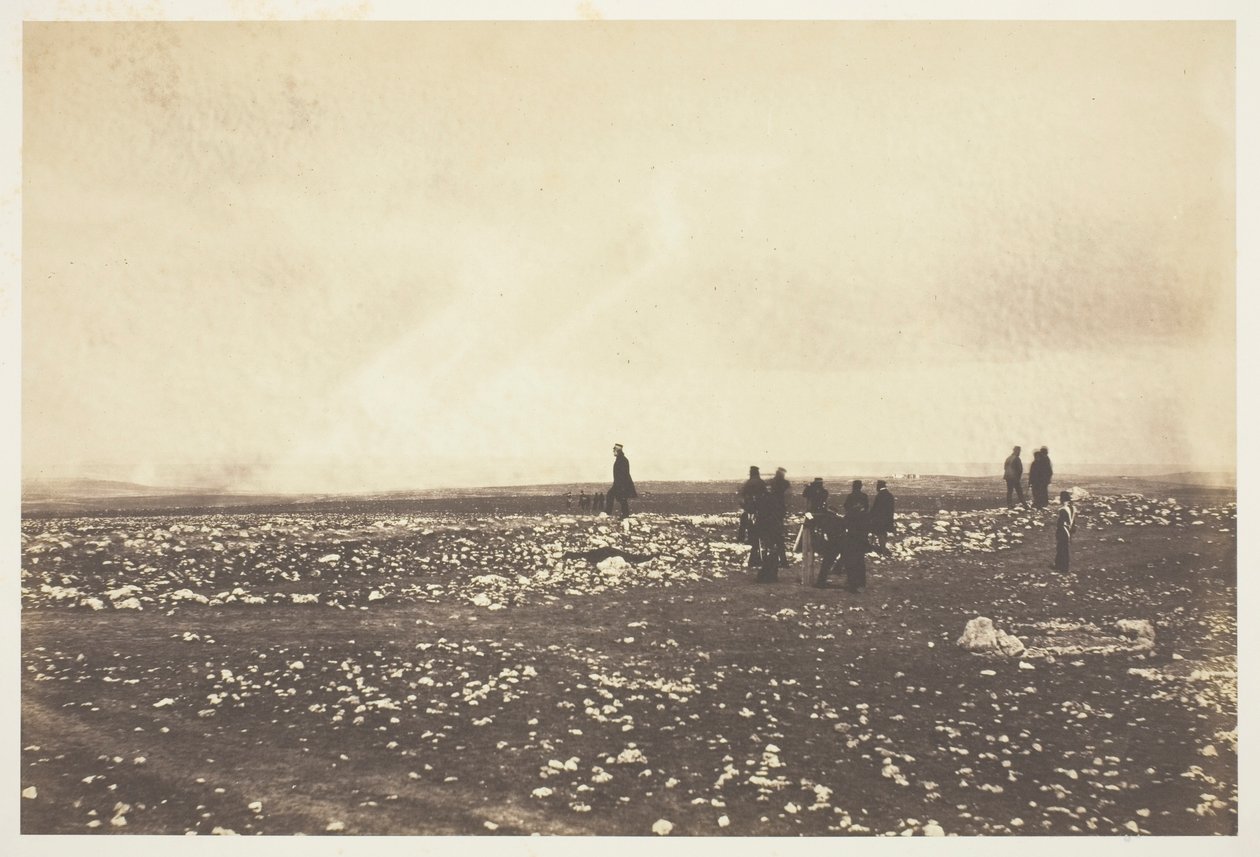 Tisztek a Cathcarts Hill-i kilátóhelyen alkotó: Roger Fenton