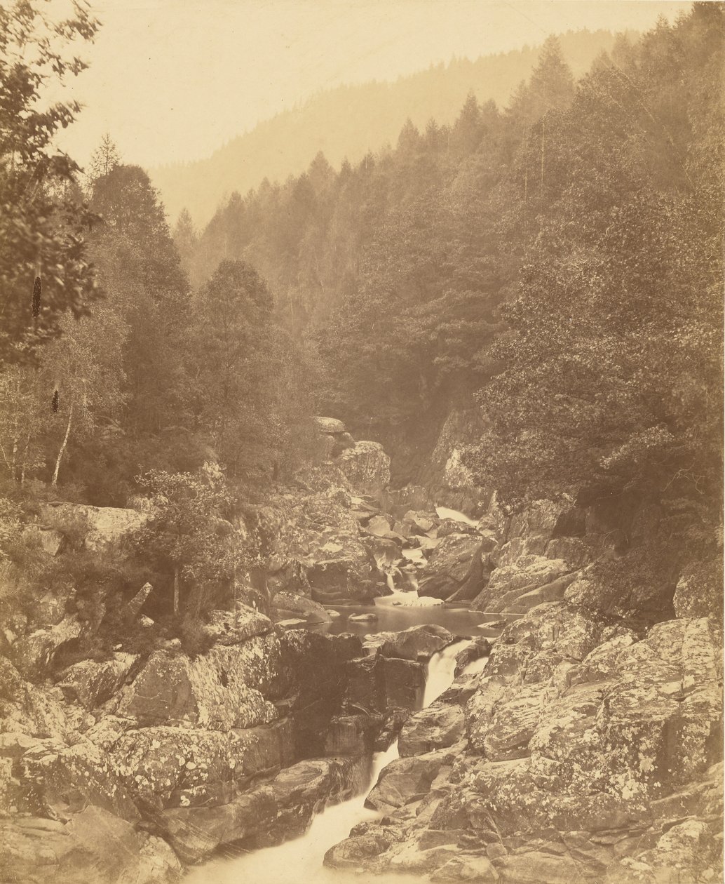 A Llugwynál, a Swallow-vízesés alatt. alkotó: Roger Fenton