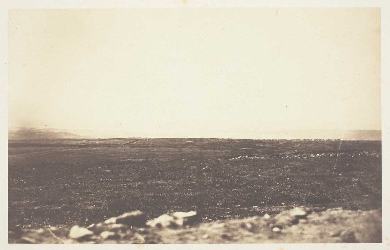 Szevasztopol, a Redoubt des Anglais felől alkotó: Roger Fenton