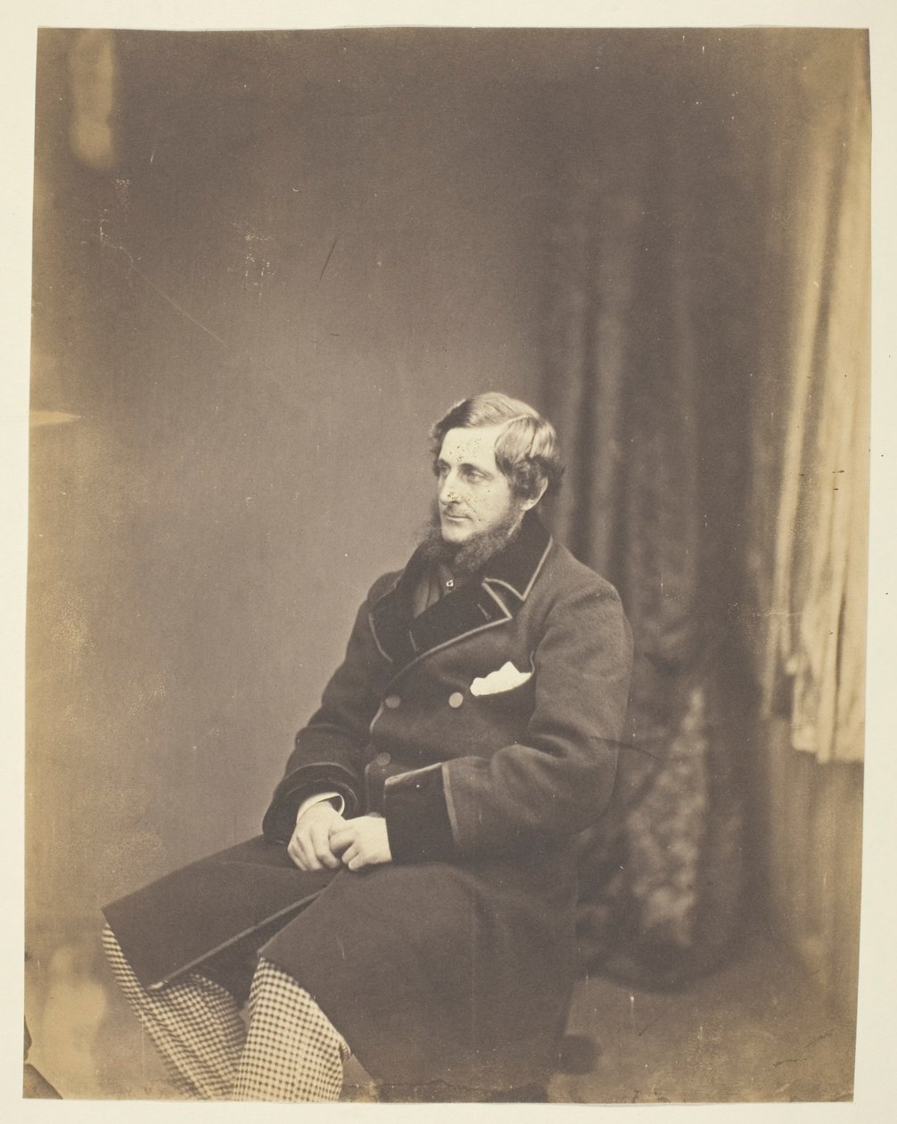 Sir J. Montagu Steele (1820–1890), katonai titkár, Krím-félsziget alkotó: Roger Fenton