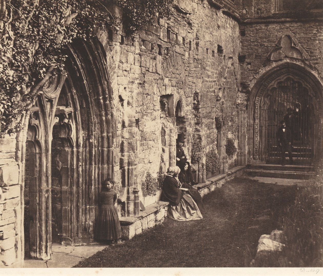 A kerengő, Tintern apátság,1854 (fotó) alkotó: Roger Fenton