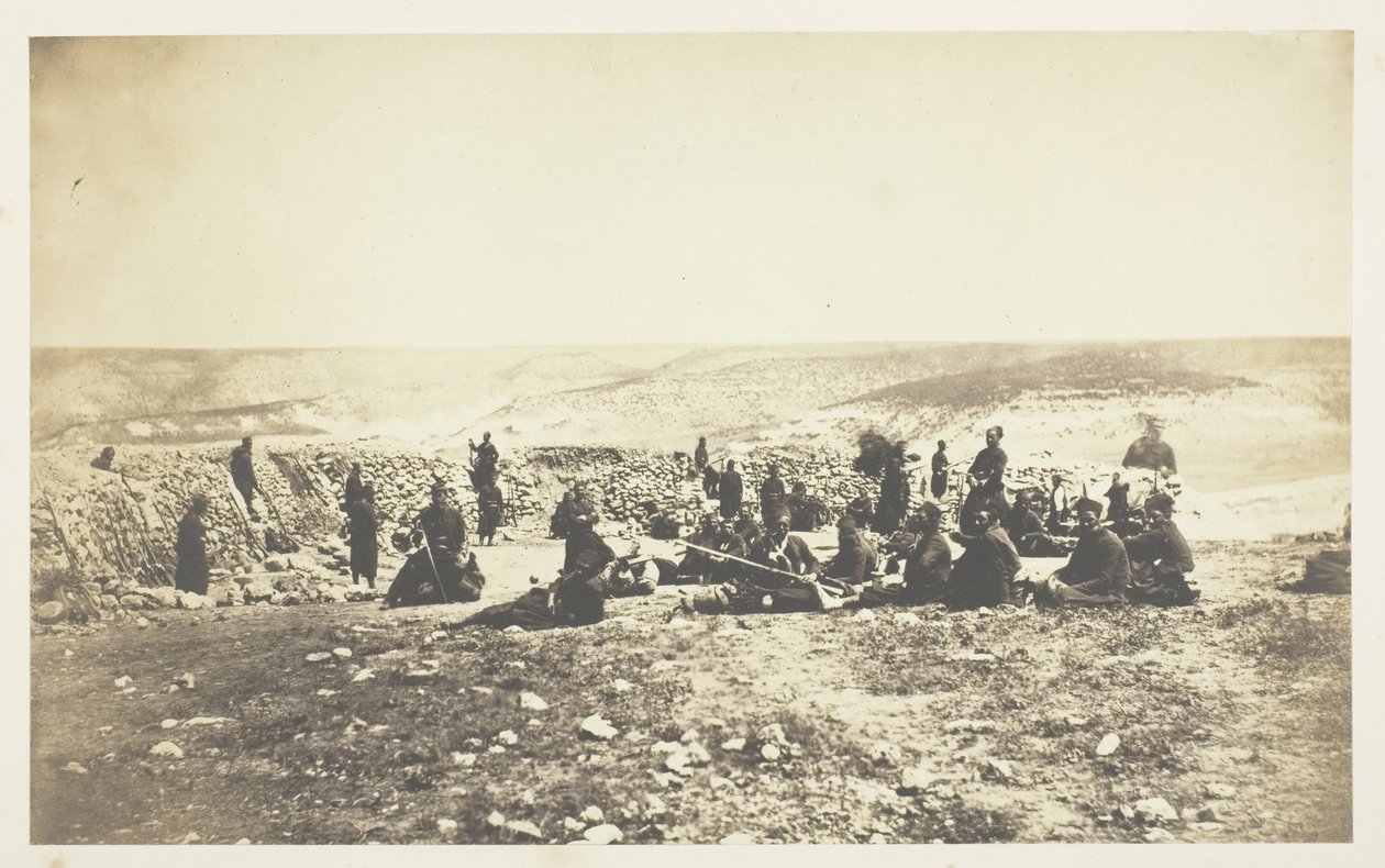 A francia erődítmény Inkermannnál alkotó: Roger Fenton