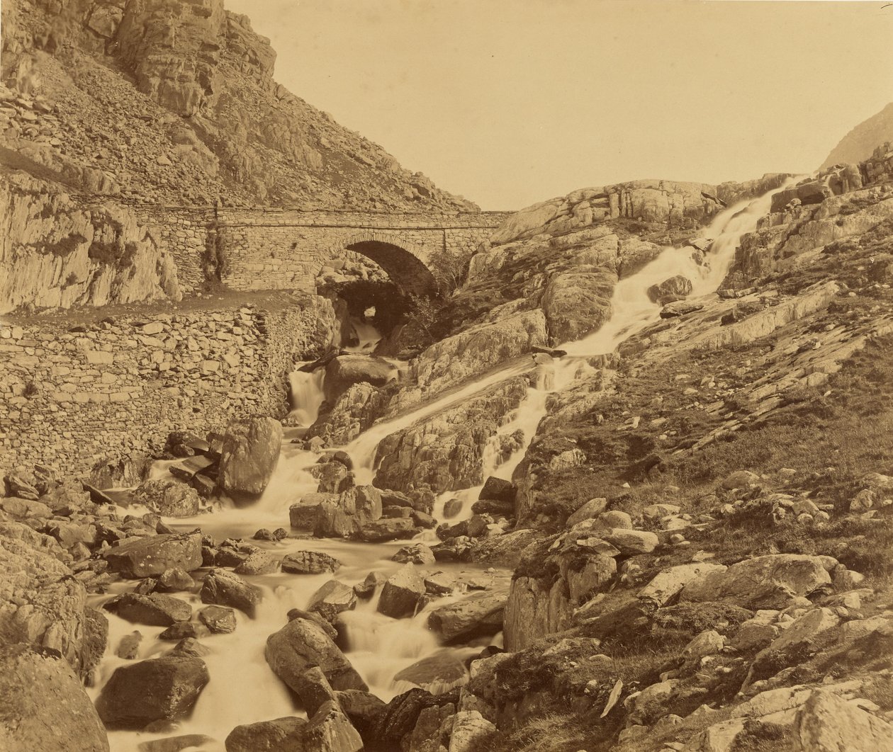 Az Ogwen-vízesések alkotó: Roger Fenton