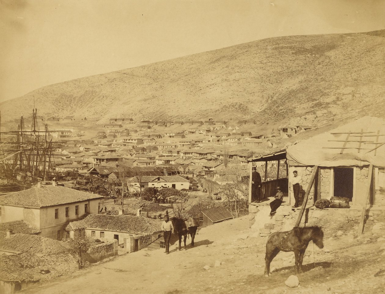 Balaklava városa alkotó: Roger Fenton