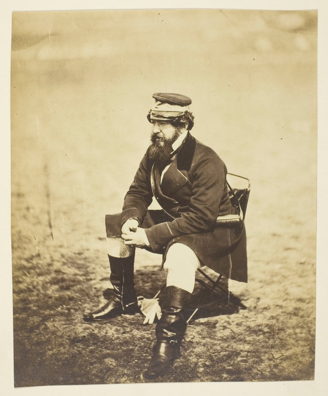 Thomas Graham Russell (1748–1843), tábornok, a krími háborúban készült felvétel alkotó: Roger Fenton