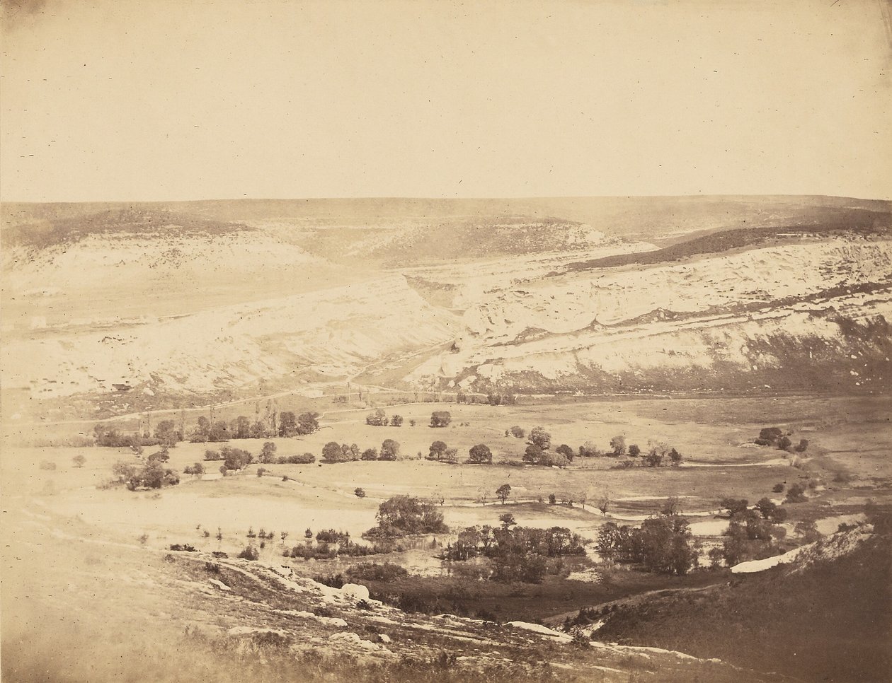 Az Inkermann-völgy III. alkotó: Roger Fenton