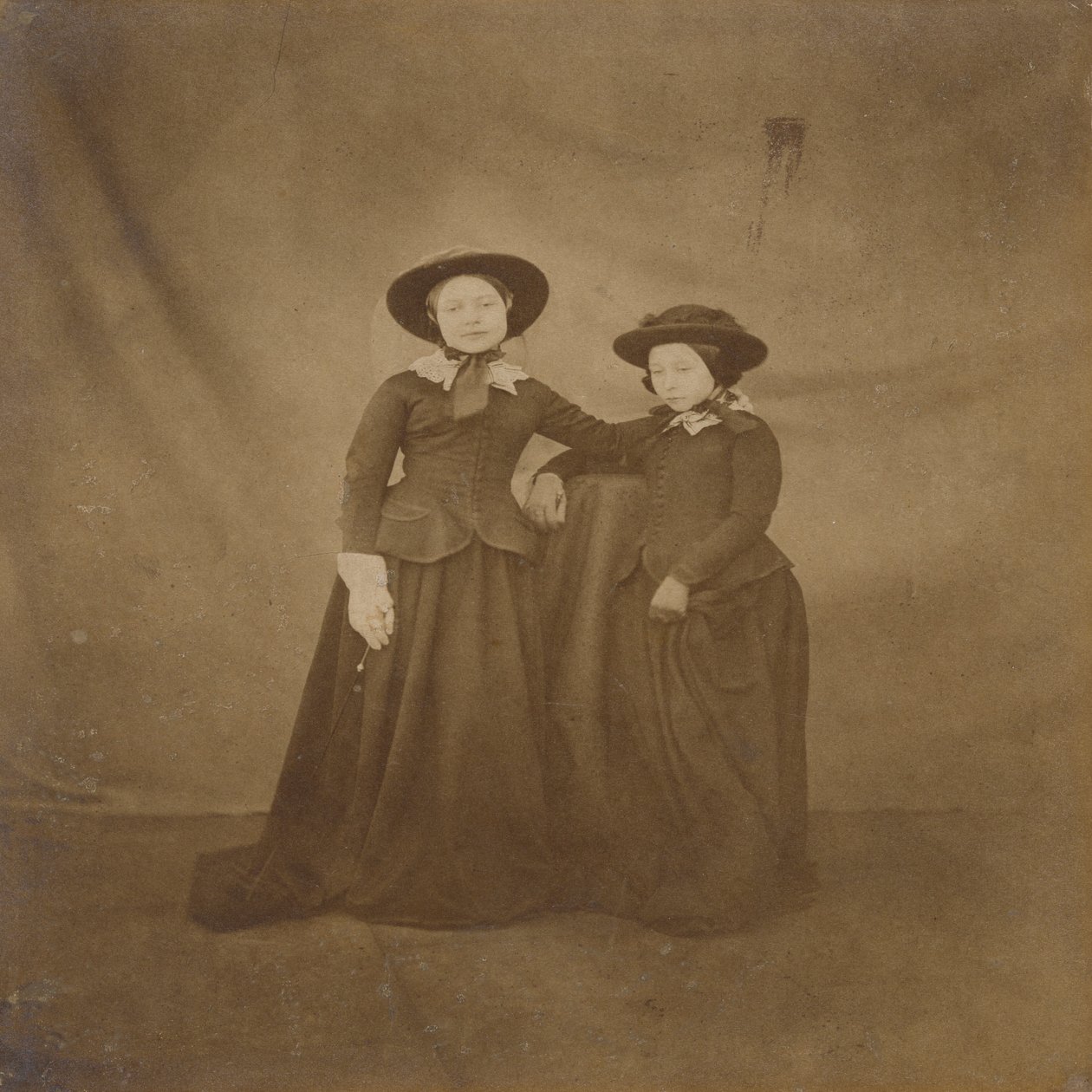 Viktória királyi hercegnő és Alice hercegnő alkotó: Roger Fenton