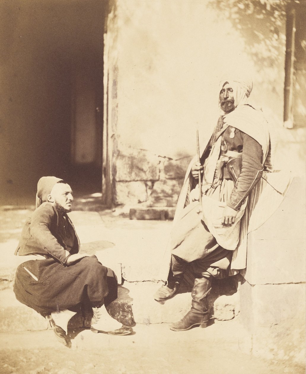 Zuáv és szpáhi, Pélissier marsall kísérői alkotó: Roger Fenton