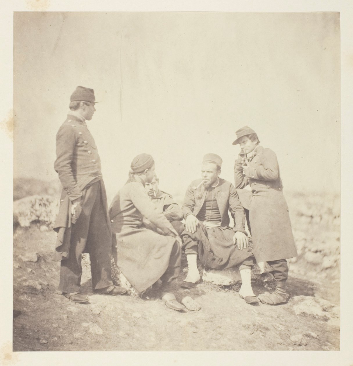 Zouávok alkotó: Roger Fenton
