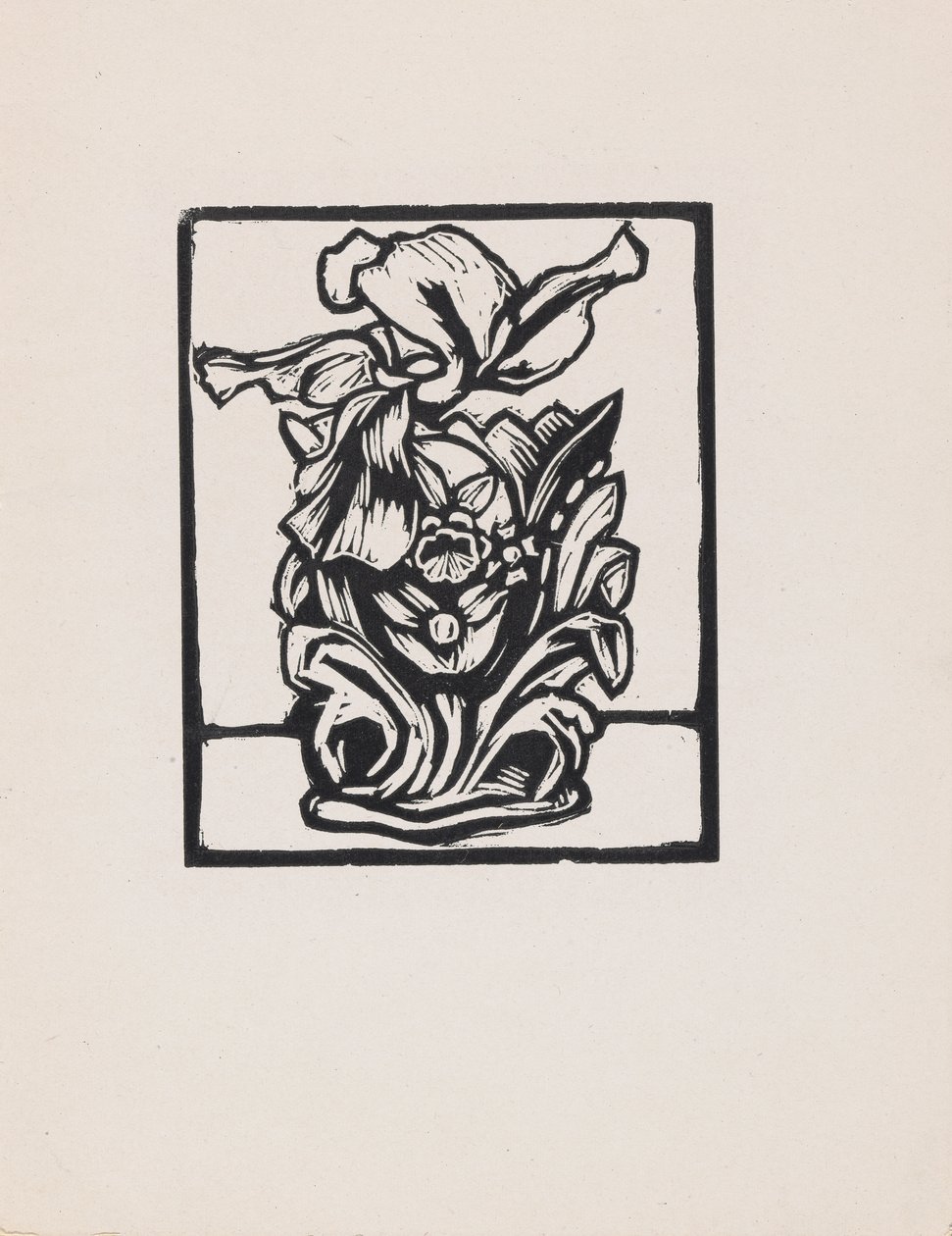 Írisz és váza alkotó: Roger Fry